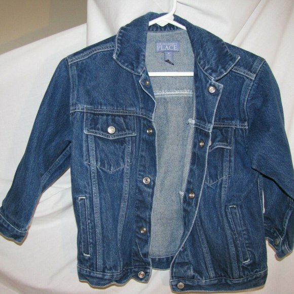 The Childrens Place girls size M 7-8  denim Jacket - Picture 3 of 8